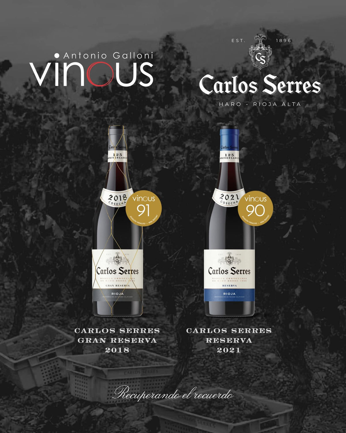 Vino Tinto Carlos Serres Gran Reserva